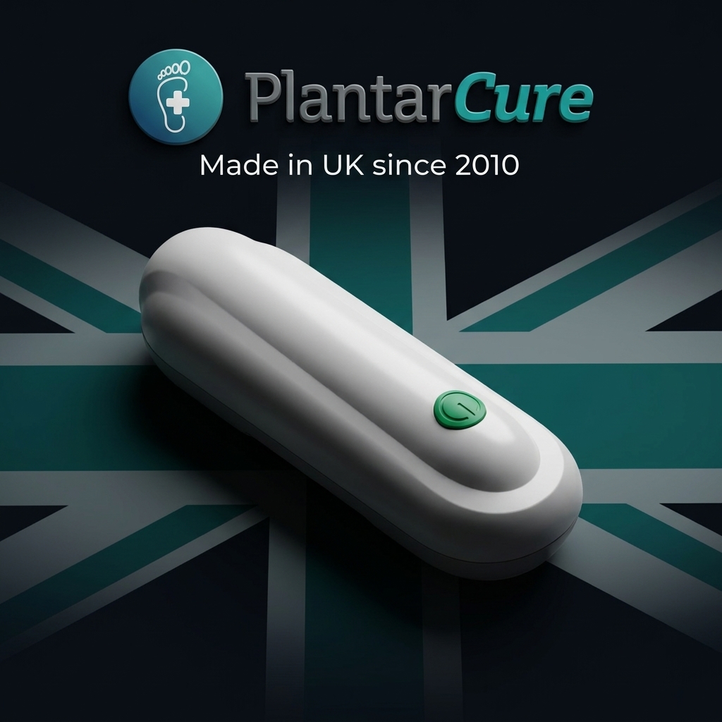 PlantarCure vyrobený v UK – Medical Technology Ltd., certifikace CE, v provozu od roku 2010